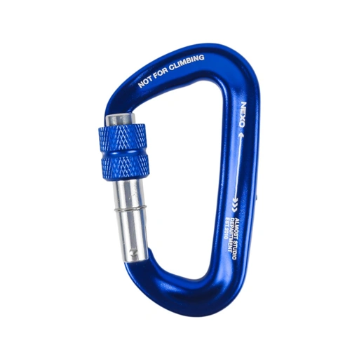 Almost Studio Carabiner Keychain – Gantungan Kunci Hanging Buckle Nexo Blue