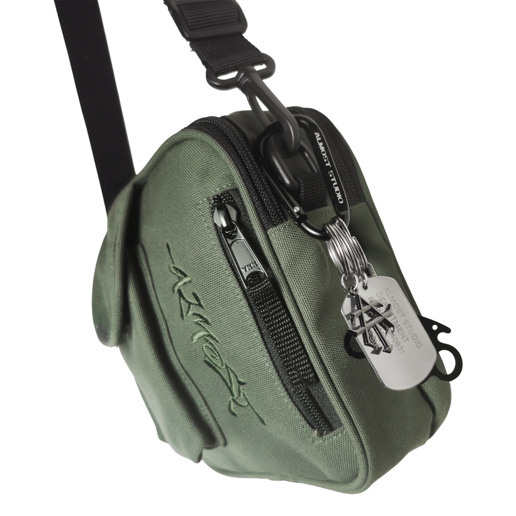 Almost Studio Trident Keychain Set – Bag Charm Gantungan Kunci  Dog Tag