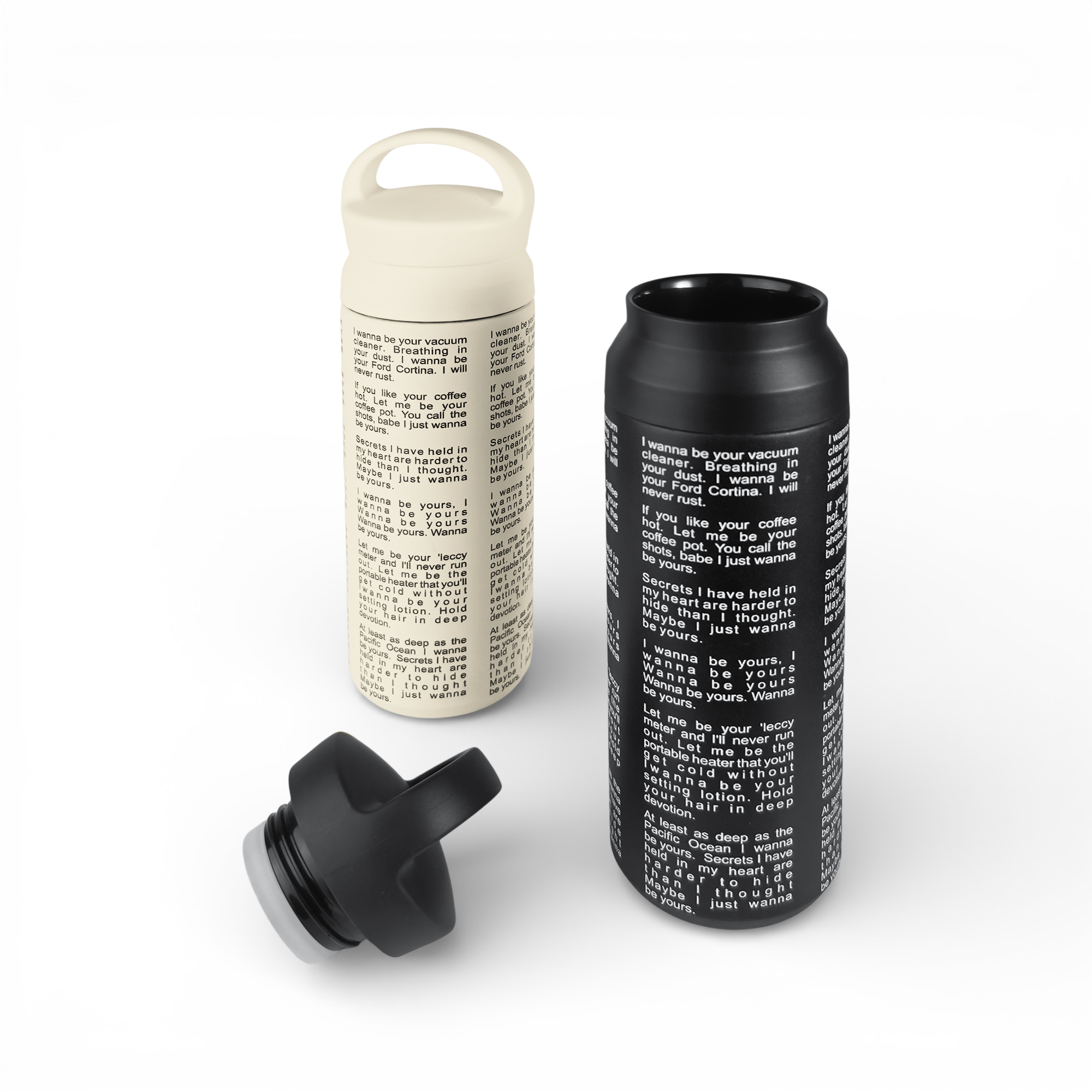 Almost Studio Arctic White Thermos Cup Vacuum Insulated 500mL - Botol Tumbler Stainless Steel Tahan Panas dan Dingin