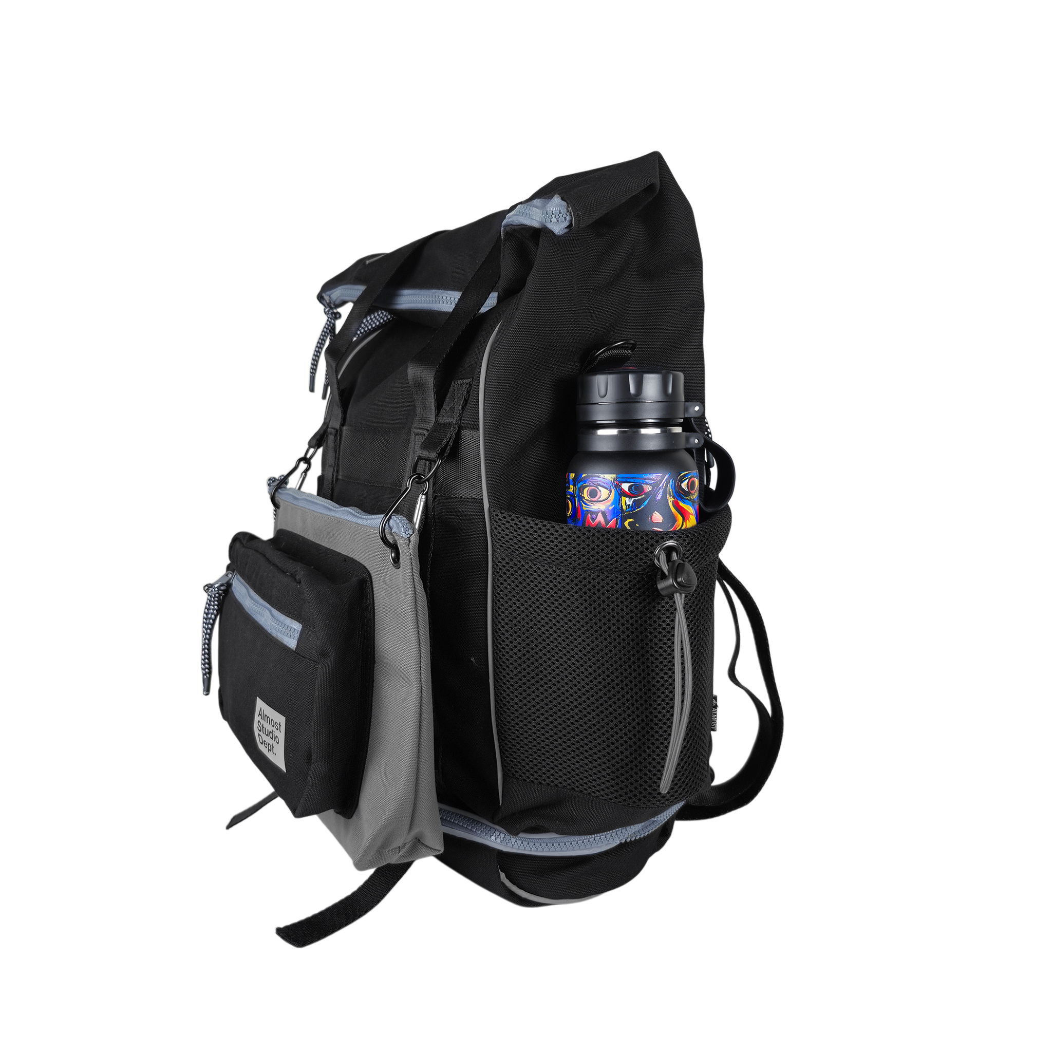 Almost Studio Metamorph Modular Backpack 3 IN 1 - Tas Ransel Sling Bag Water Repellent
