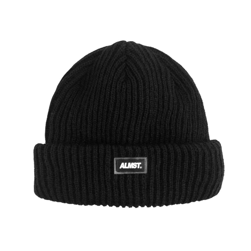 Almost Studio -   Beanie Hat - Rubber - Black