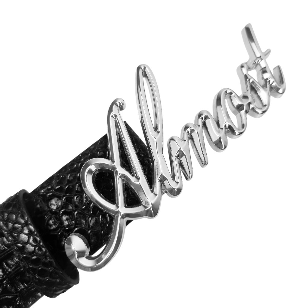 Almost Studio Alter Belt Leather Black - Ikat Pinggang Kulit Hitam