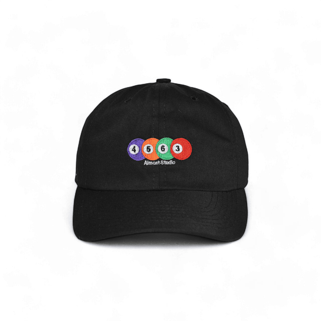 Almost Studio Baize Topi Polo Cap - Black