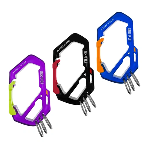 Image of Almost Studio HEX Bag Charm Keychain – Gantungan Kunci Akrilik Multi Ring