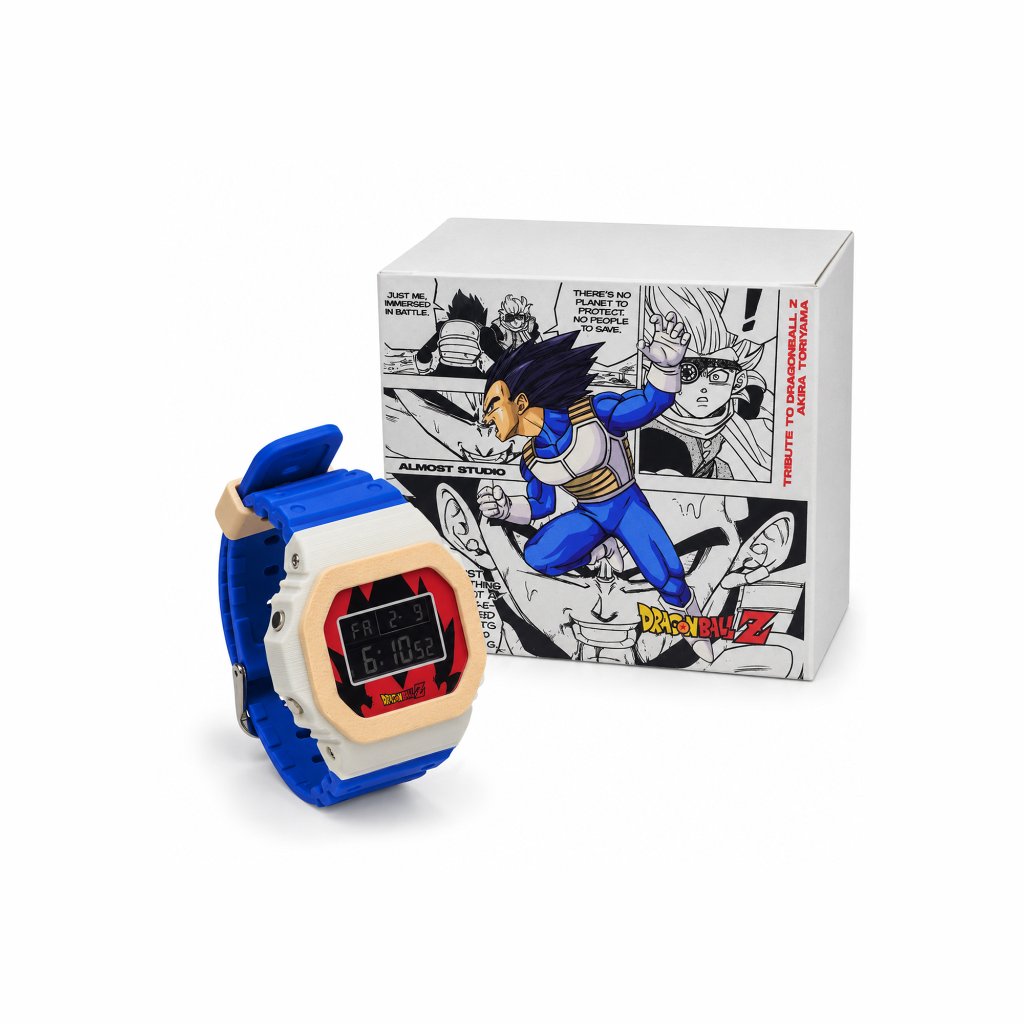 Almost Studio Dragon Ball Vegeta Digital Watch Water Resistant - Jam Tangan Tahan Air Special Edition