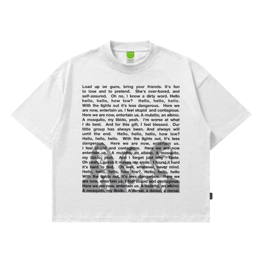 Image of Almost Studio Spirit T-Shirt Oversize Boxy Fit - Kaos Cotton Oversize Boxy 20s White