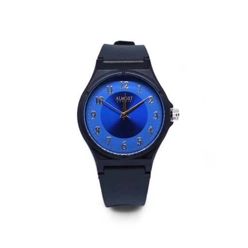 Almost Studio Pivot Bkue Analog Watch Water Resistant - Jam Tangan Analog Tahan Air