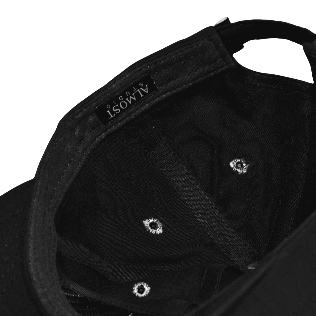 Almost Studio Baize Topi Polo Cap - Black