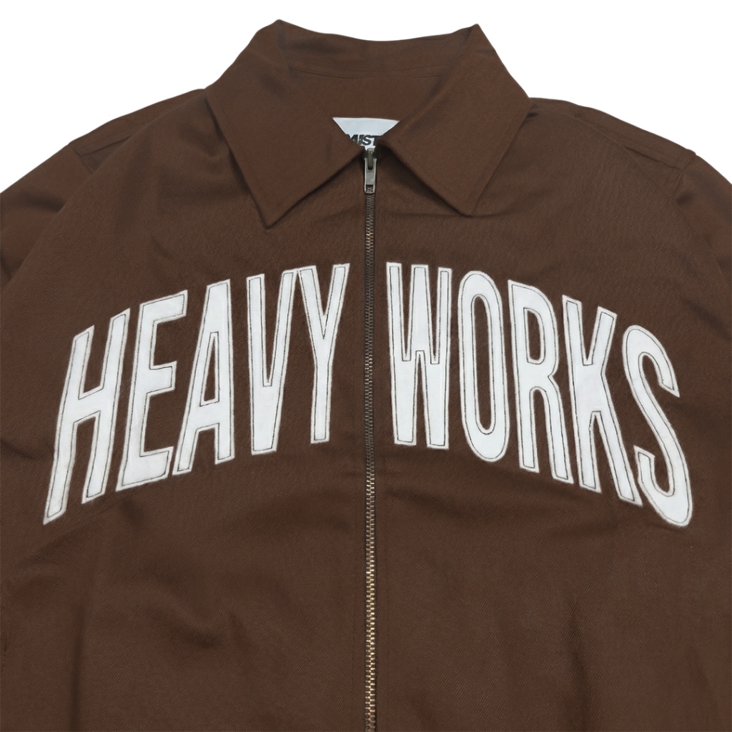Almost Studio Shiftwork Boxy Fit Work Jacket - Jaket Canvas Brown