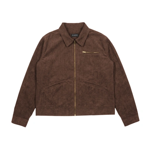 Almost Studio Synthesis Boxy Fit Work Jacket - Jaket Corduroy Brown