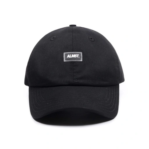 ALMOST  Black Rubber Topi Polo Cap Black