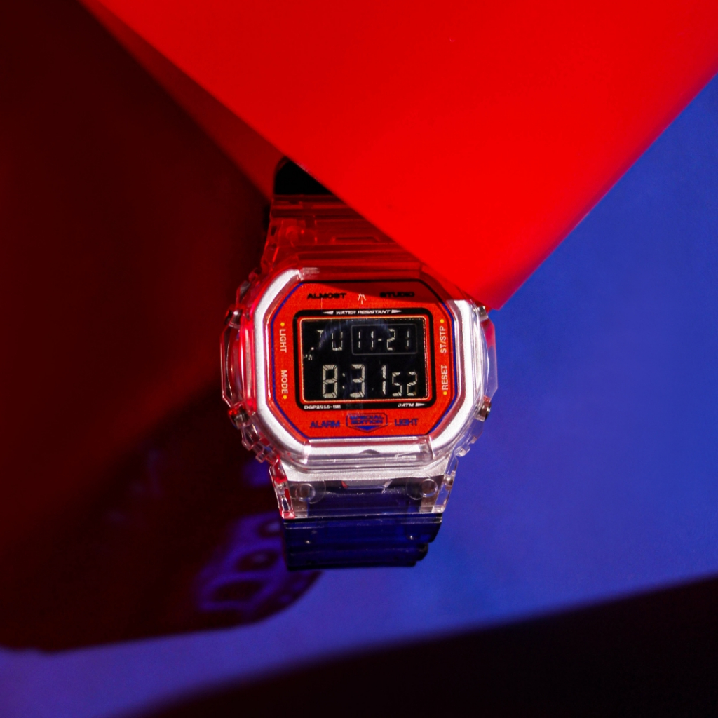 Almost Studio Stranger Shades Special Edition Digital Watch Water Resistant - Jam Tangan Digital Tahan Air