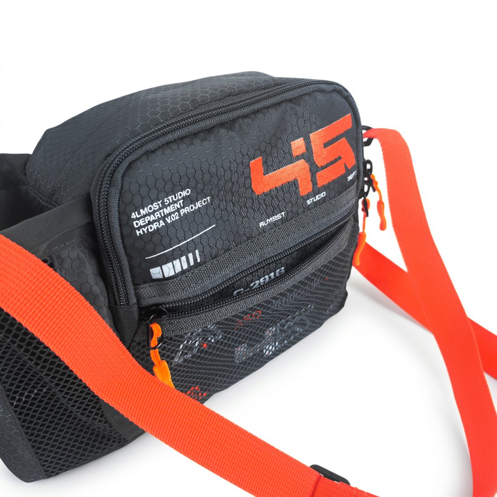 Almost Studio Hydra 2.0 Sling Bag Tumbler Black – Tas Selempang Botol Minum Grey