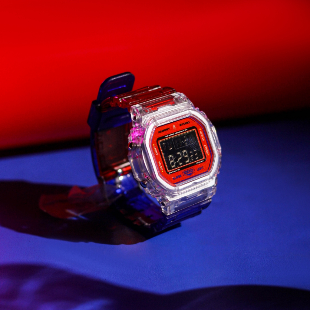 Almost Studio Stranger Shades Special Edition Digital Watch Water Resistant - Jam Tangan Digital Tahan Air