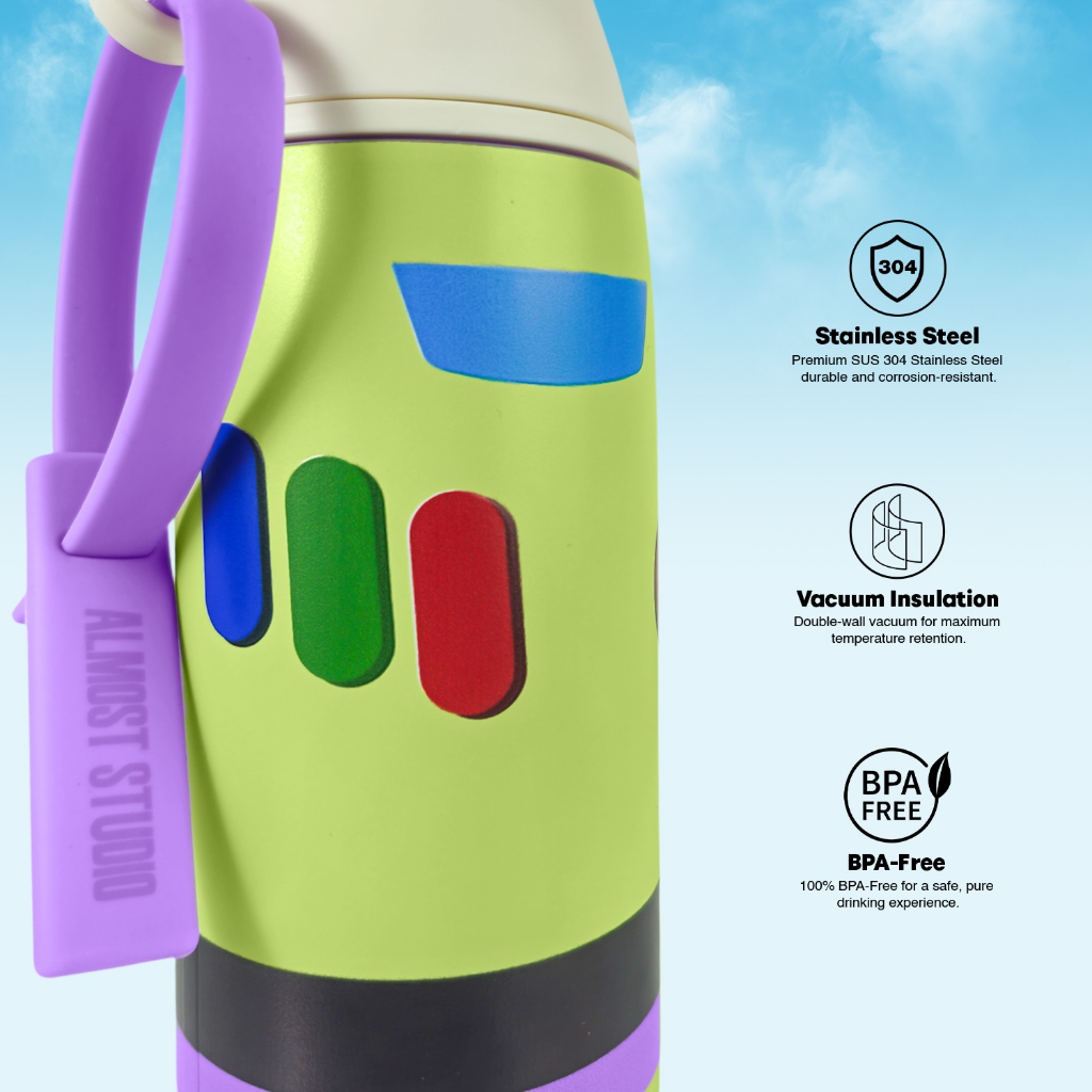 Almost Studio Infinity Thermos Cup Vacuum Insulated 570mL - Botol Tumbler Stainless Steel Tahan Panas dan Dingin