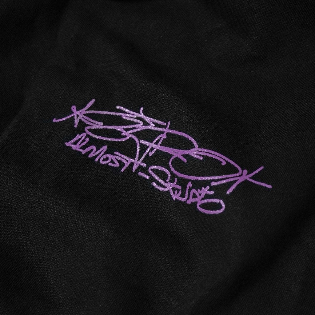 Almost Studio x 8TRO Fambound Hoodie - Sweater Boxy Fit 330GSM Black