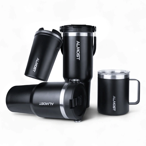 Almost Studio Minima Collection Tumbler Thermos Mug Vacuum Insulated l - Botol Minum Stainless Steel BPA Free Tahan Panas Dingin