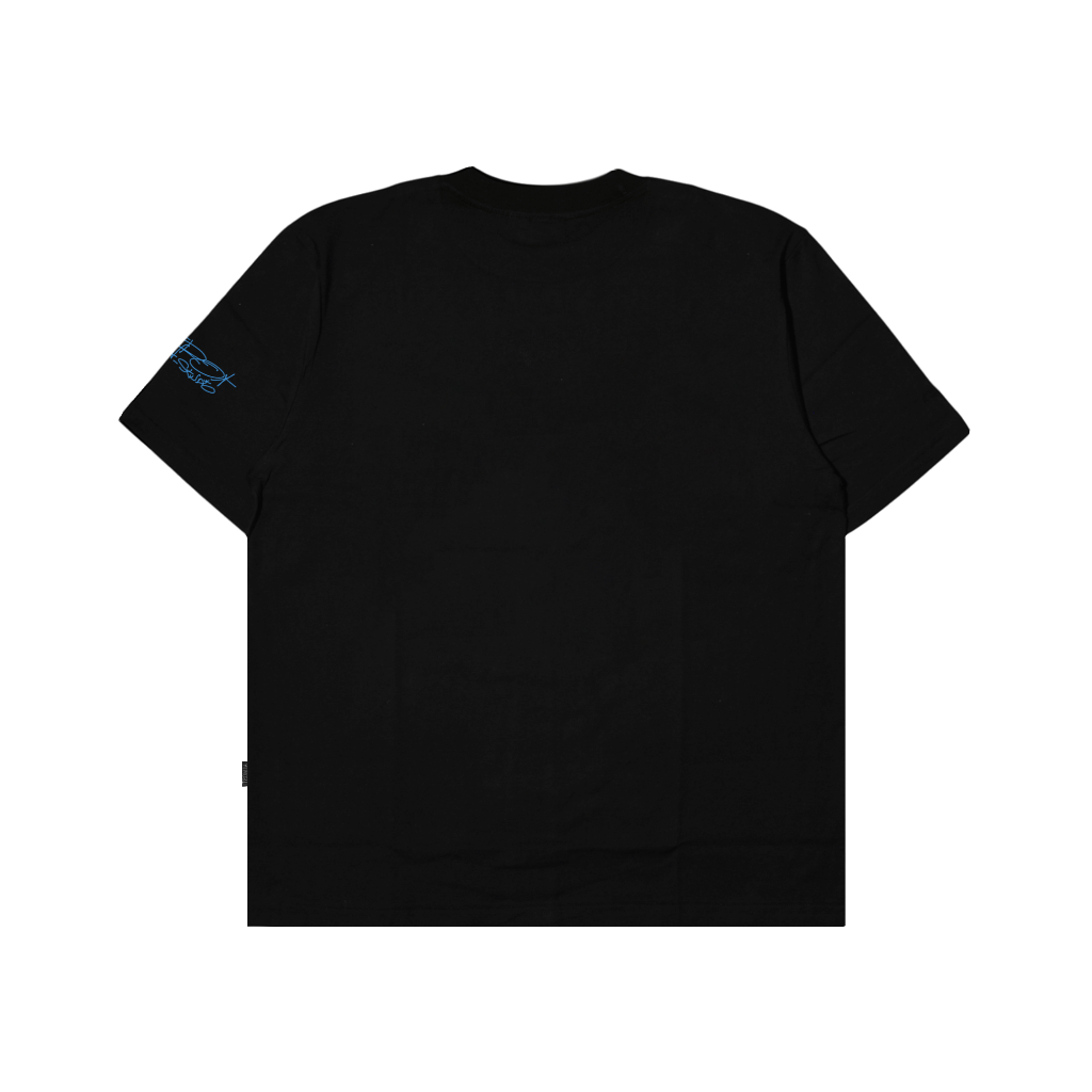 Almost Studio x 8TRO Parentcore Oversized T-Shirt - Kaos Cotton Heavyweight 16s Black
