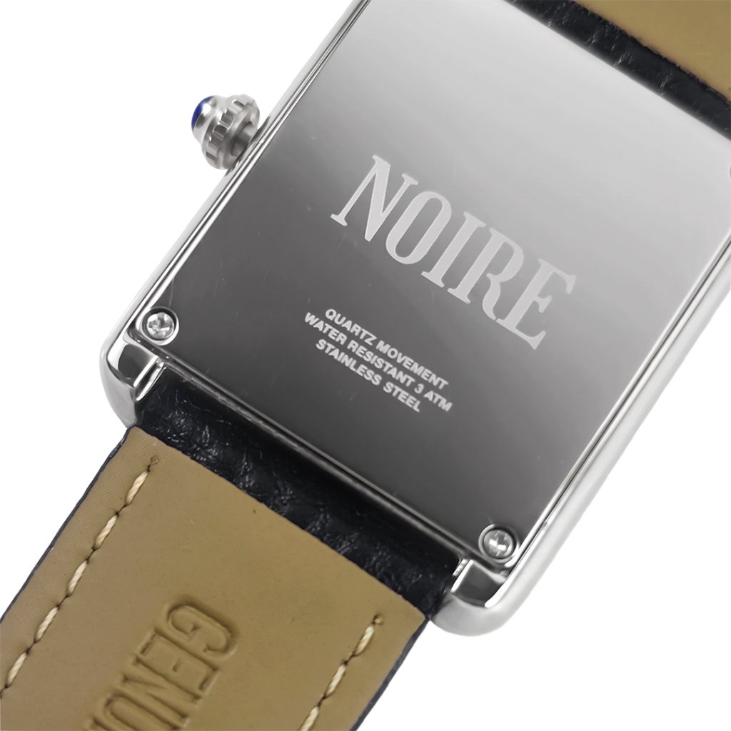 Almost Studio Noire Dial Watch - Jam Tangan Analog Stainless Steel Water Resistant