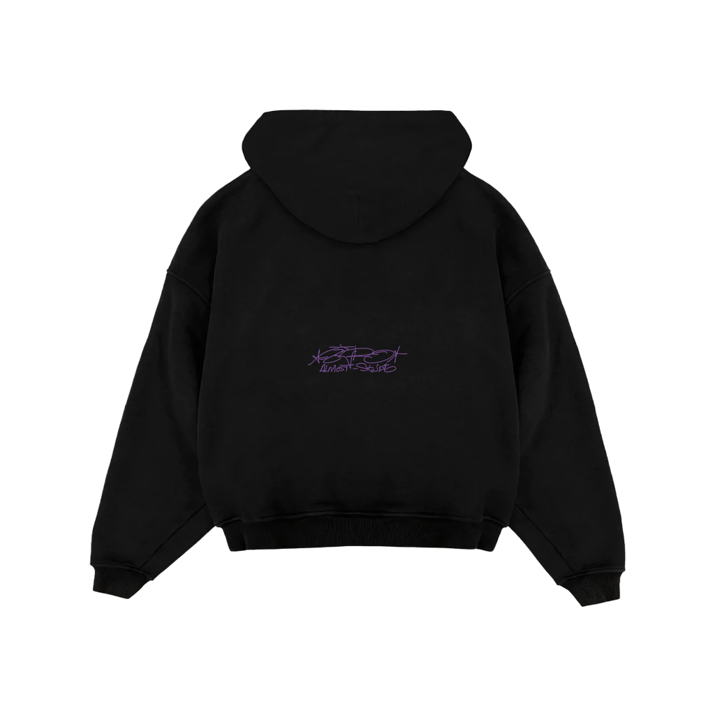 Almost Studio x 8TRO Fambound Hoodie - Sweater Boxy Fit 330GSM Black