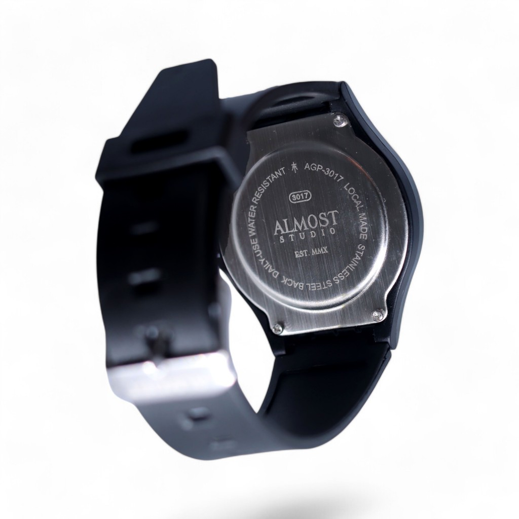 Almost Studio Pivot Bkue Analog Watch Water Resistant - Jam Tangan Analog Tahan Air