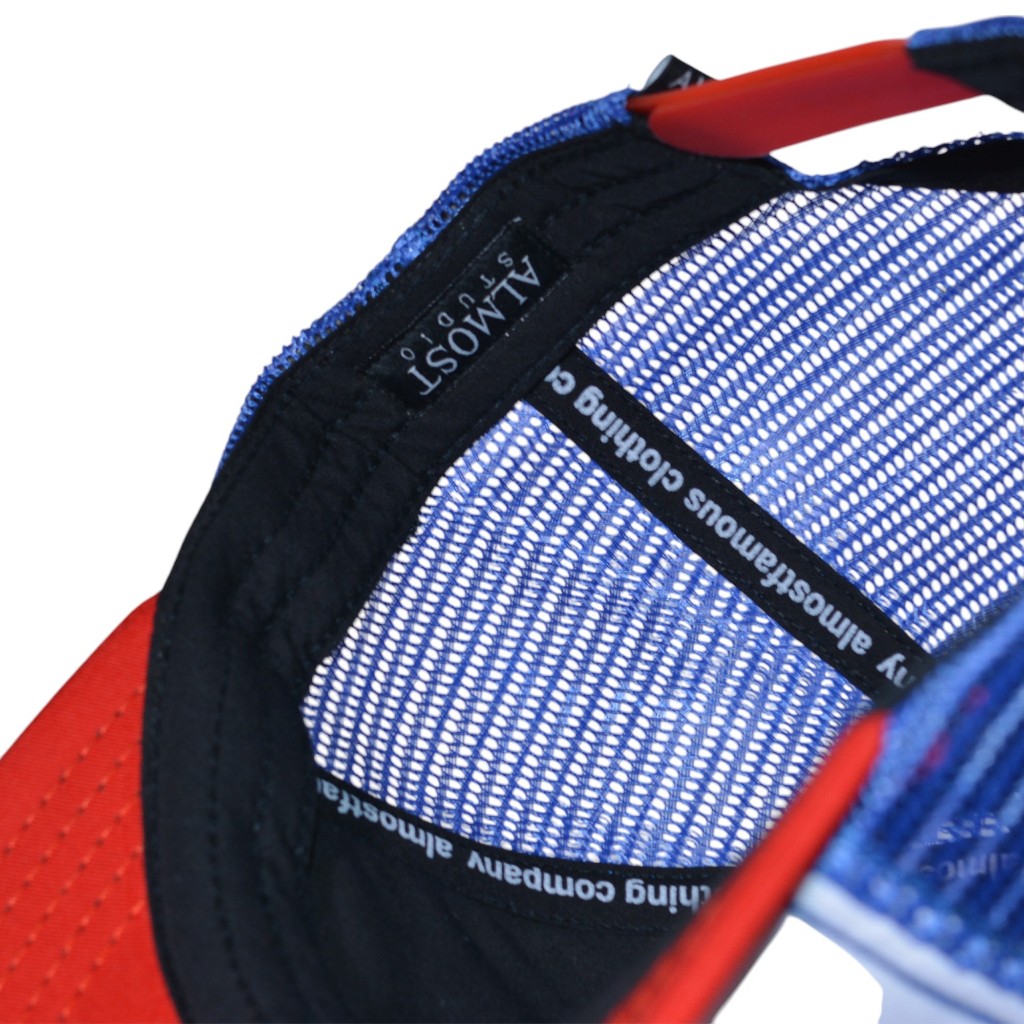 Almost Studio Topi Trucker - Dustin - Blue Red