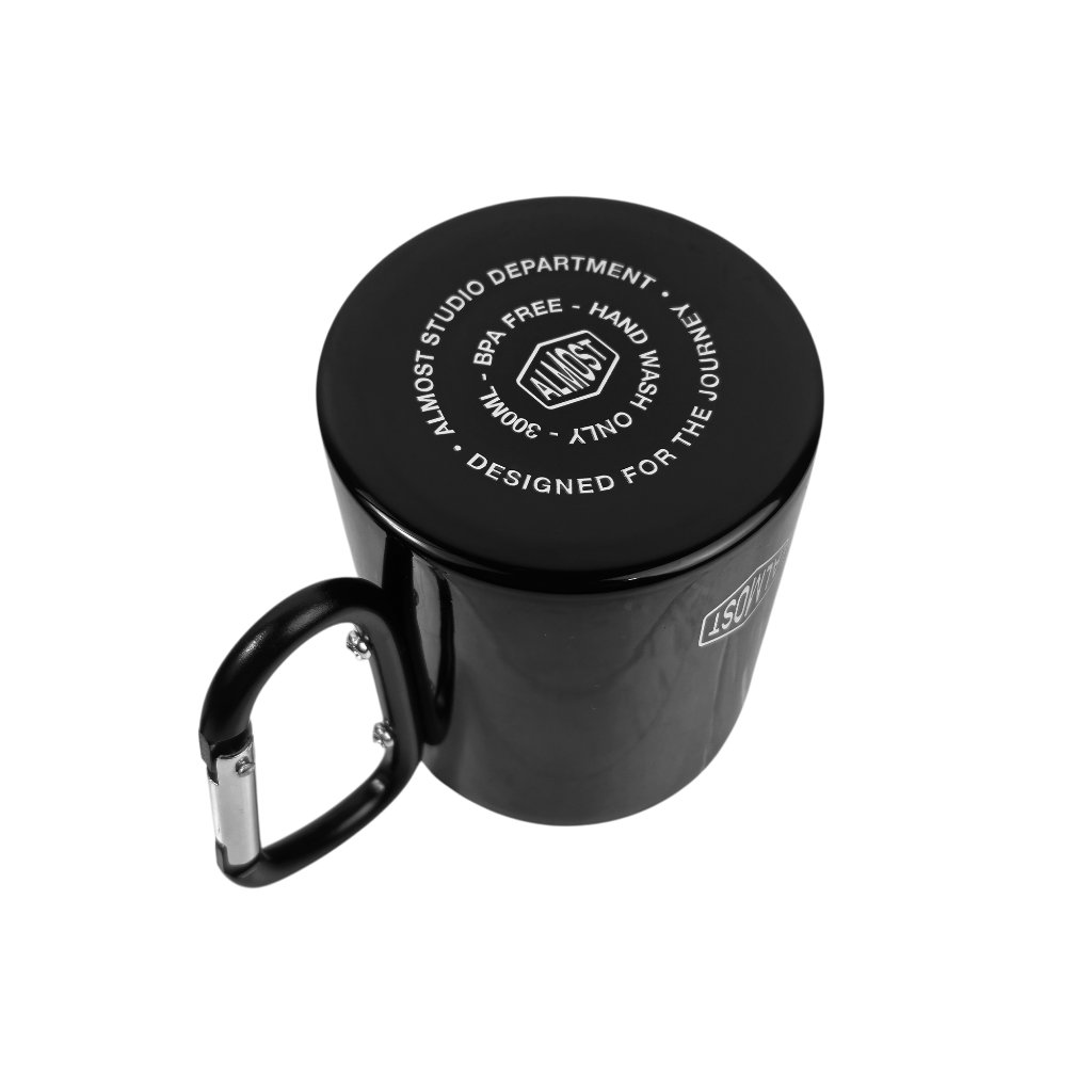 Almost Studio Hunt Thermos Carabiner Mug Vacuum Insulated 300mL - Mug Thermos Carabiner Stainless Steel Tahan Panas dan Dingin