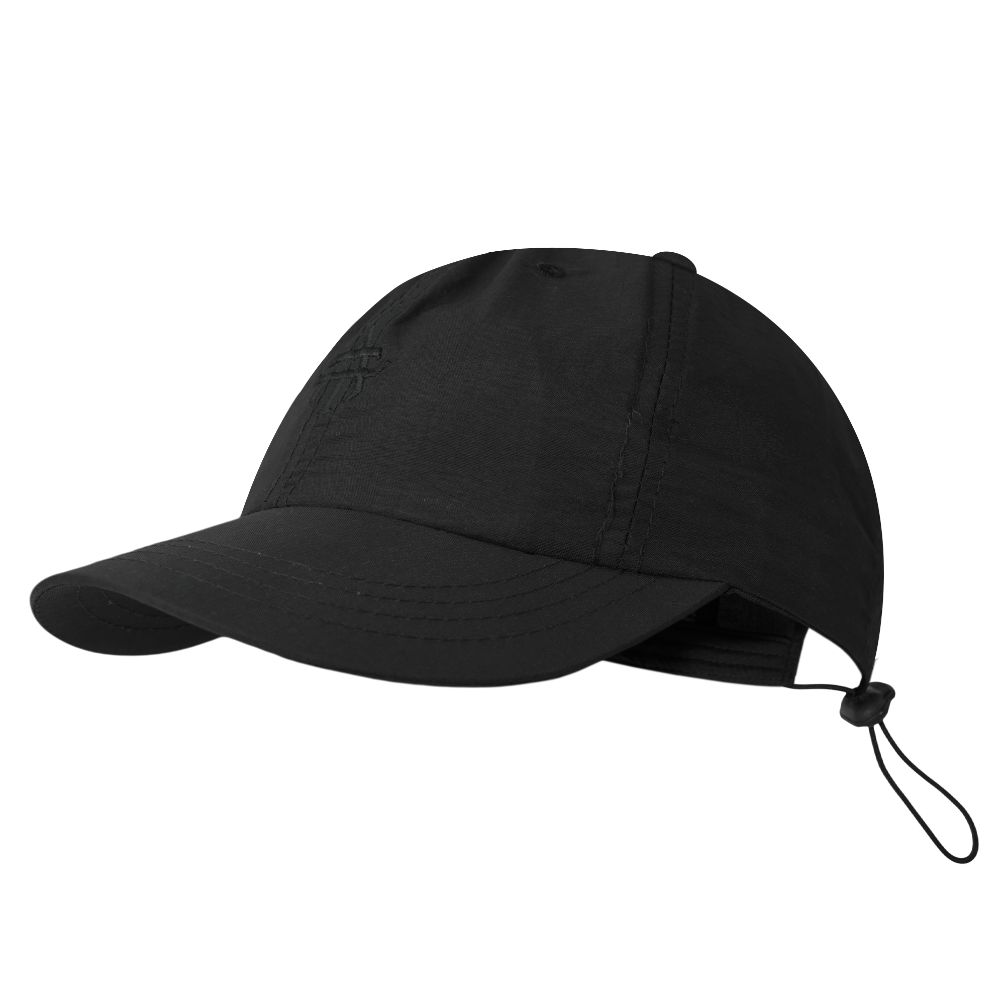 Almost Studio Motion Six Panel Runing Cap - Topi Olahraga Lari Black