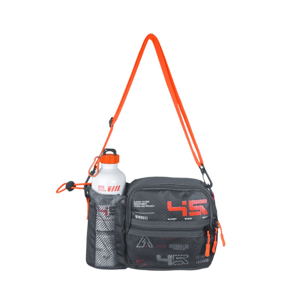 Almost Studio Hydra 2.0 Sling Bag Tumbler Black – Tas Selempang Botol Minum Grey