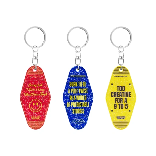 Image of Almost Studio Motel Keychain – Bag Charm Gantungan Kunci Akrilik Glitter