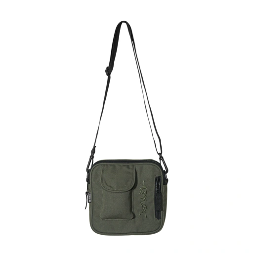 Almost Studio Flint Olive Sling Bag – Tas Selempang Canvas Water Repellent