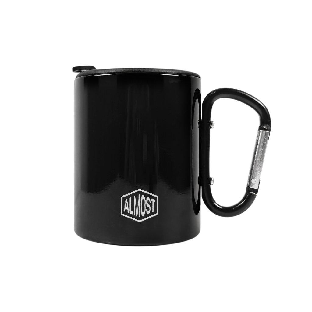Almost Studio Hunt Thermos Carabiner Mug Vacuum Insulated 300mL - Mug Thermos Carabiner Stainless Steel Tahan Panas dan Dingin
