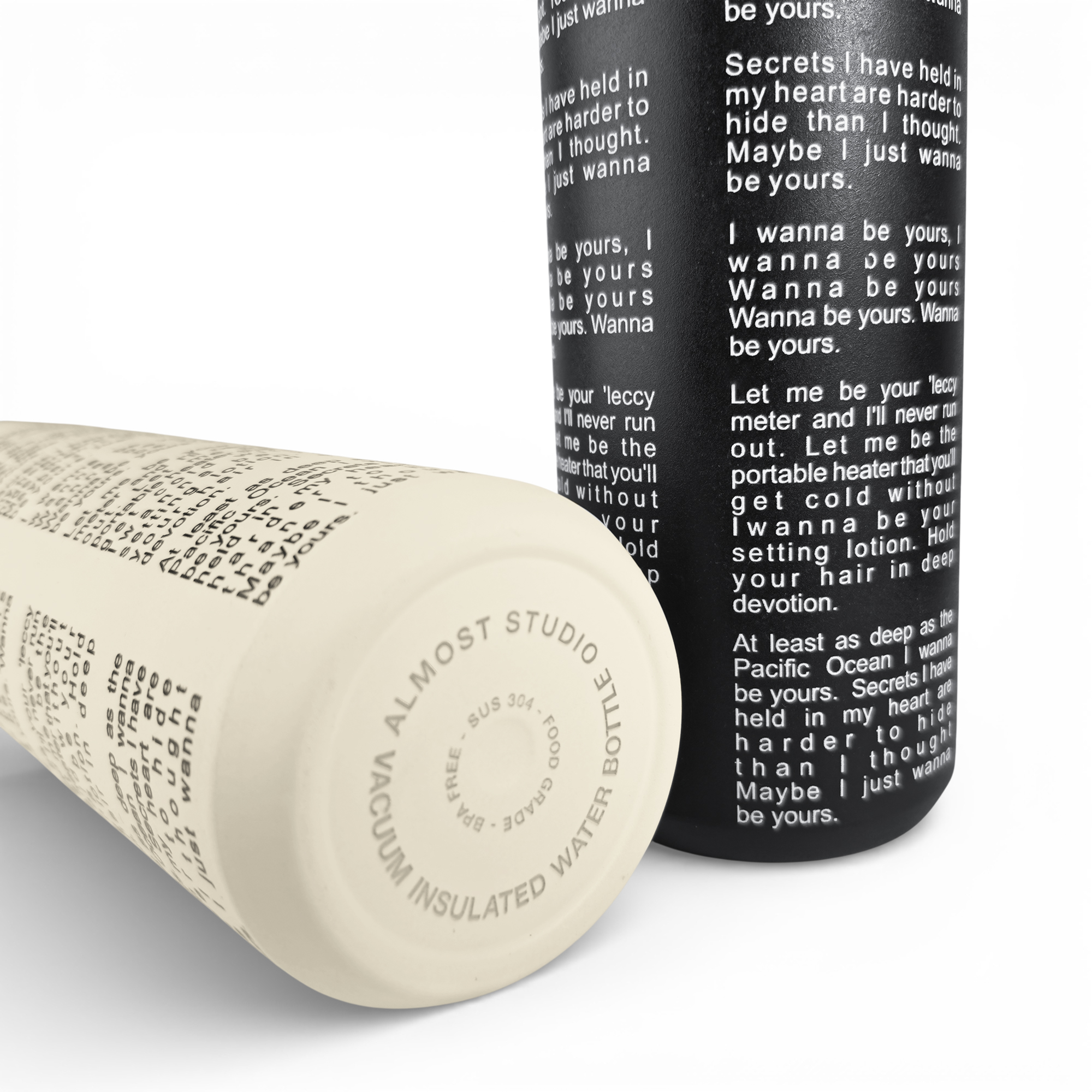 Almost Studio Arctic White Thermos Cup Vacuum Insulated 500mL - Botol Tumbler Stainless Steel Tahan Panas dan Dingin