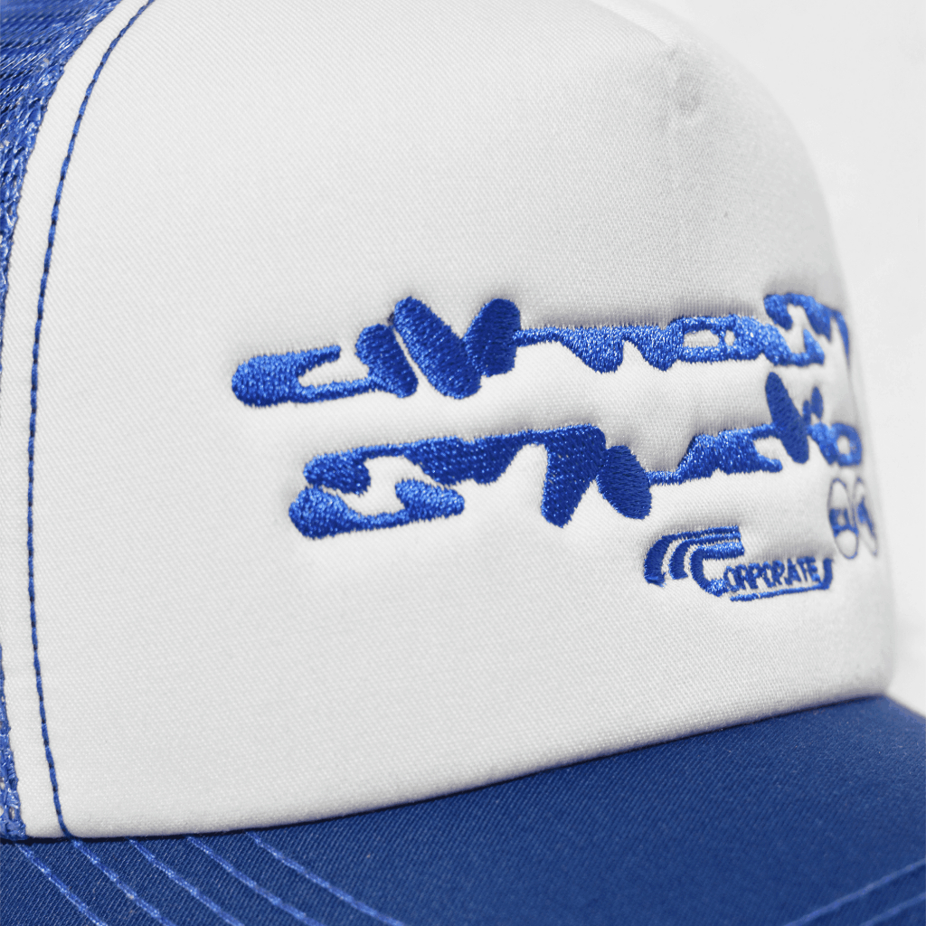 Almost Studio Neotype Trucker Cap - Topi Jaring Blue White
