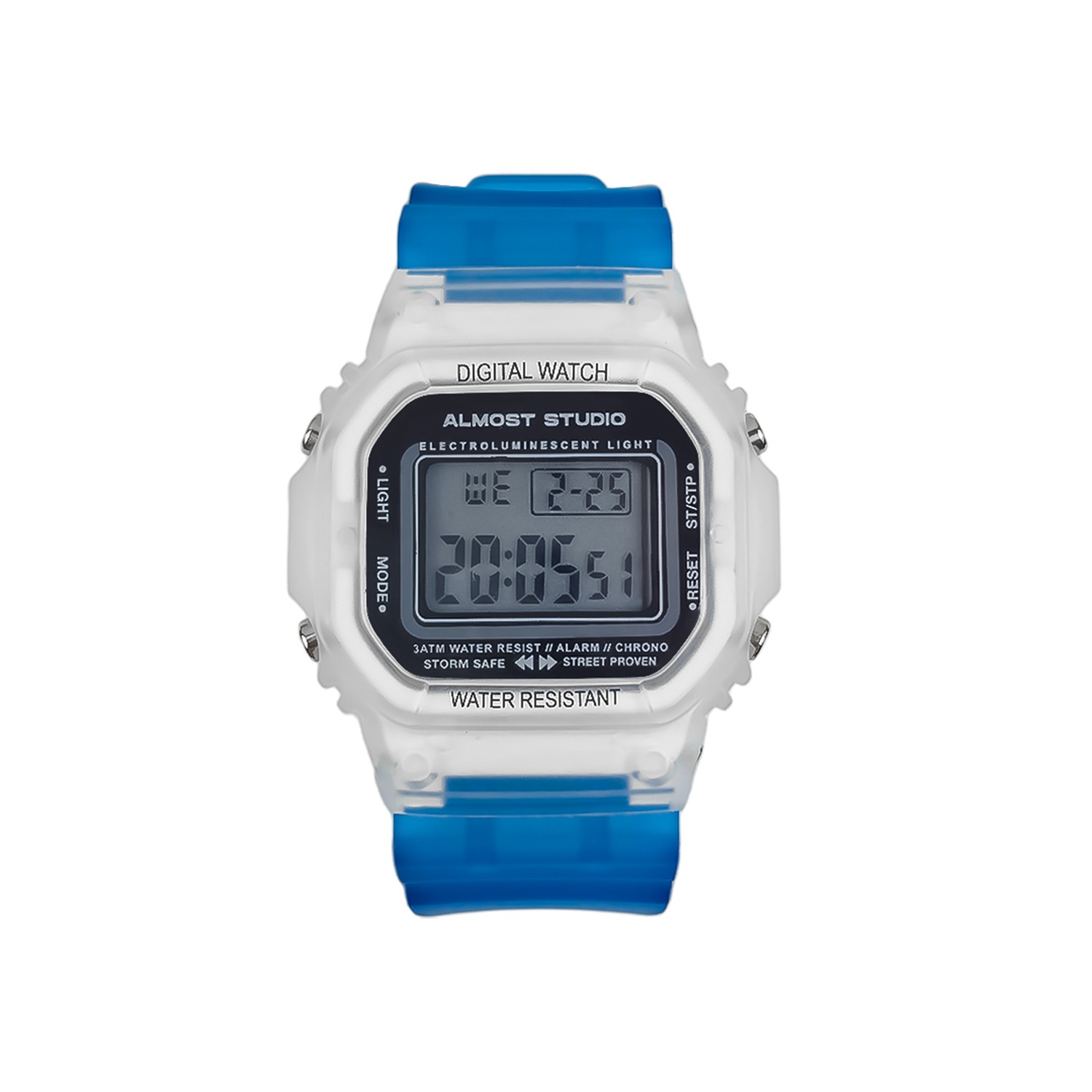 Almost Studio Iceblock Clearline Series Special Edition Digital Watch Water Resistant - Jam Tangan Digital Tahan Air