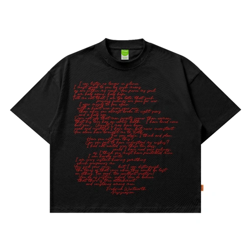 Almost Studio Persuasion T-Shirt Oversize Boxy Fit - Kaos Cotton Oversize Boxy 20s Black