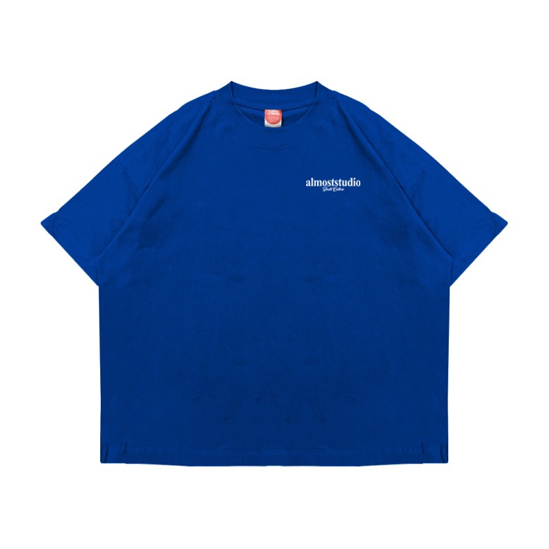 Almost Studio Truck T-Shirt Oversize Boxy Fit - Kaos Cotton Oversize Boxy 24s Black