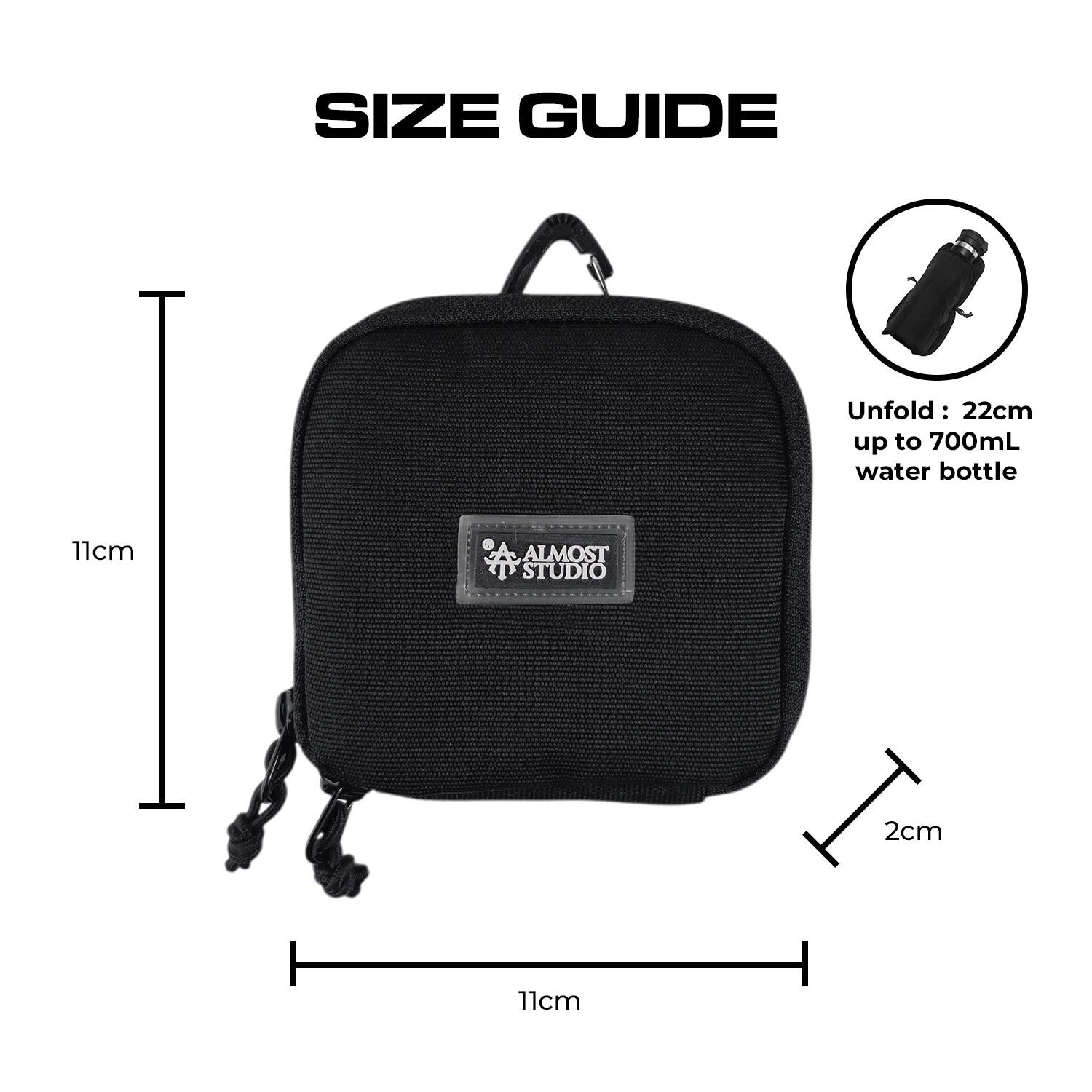Almost Studio Omni Foldable Tumbler Holder - Pouch Tumbler Lipat