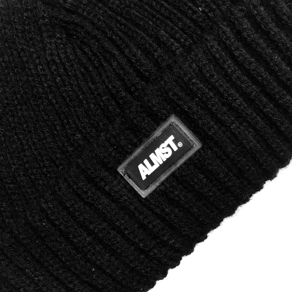Almost Studio - Beanie Hat - Rubber - Black