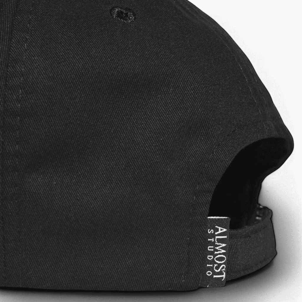 Almost Studio Baize Topi Polo Cap - Black