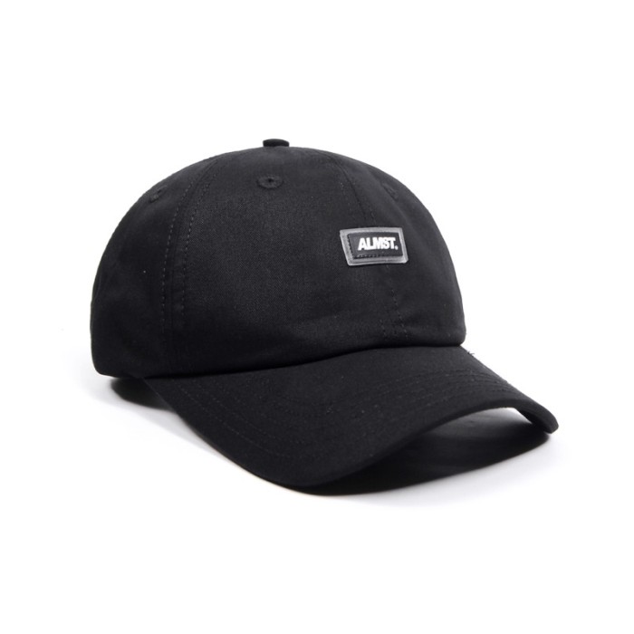 ALMOST  Black Rubber Topi Polo Cap Black
