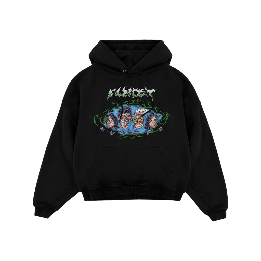 Almost Studio x 8TRO Fambound Hoodie - Sweater Boxy Fit 330GSM Black