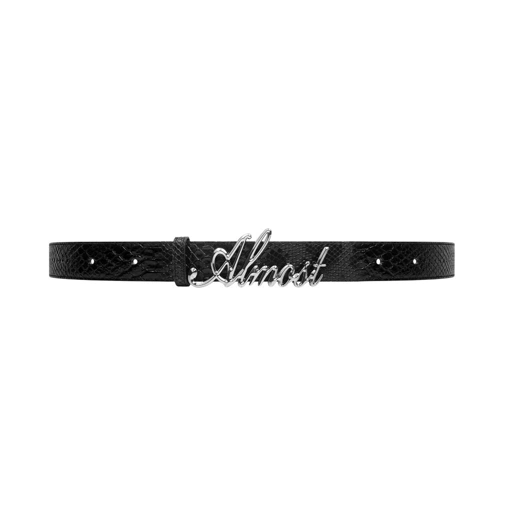 Almost Studio Alter Belt Leather Black - Ikat Pinggang Kulit Hitam