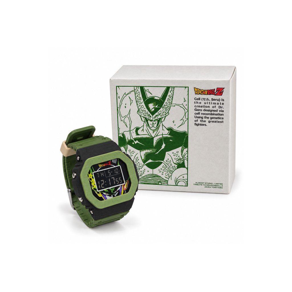 Almost Studio Dragon Ball Cell Digital Watch Water Resistant - Jam Tangan Tahan Air Special Edition