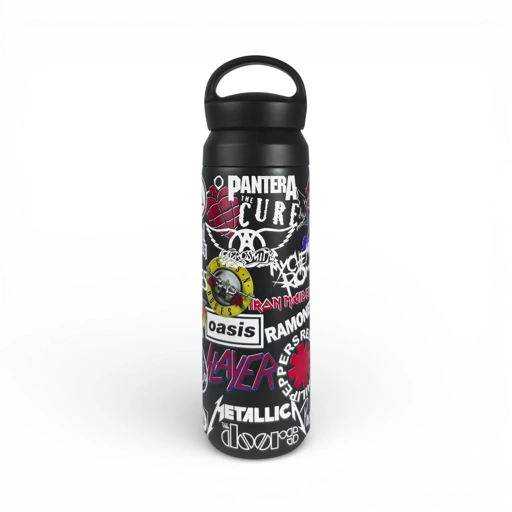 Almost Studio Anthem Black Thermos Cup Vacuum Insulated 500mL - Botol Tumbler Stainless Steel Tahan Panas dan Dingin