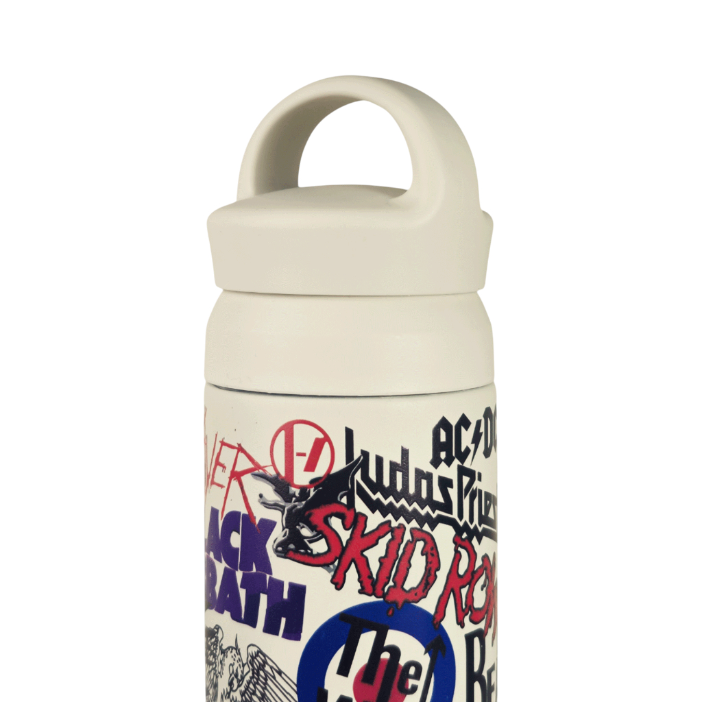 Almost Studio Anthem Black Thermos Cup Vacuum Insulated 500mL - Botol Tumbler Stainless Steel Tahan Panas dan Dingin