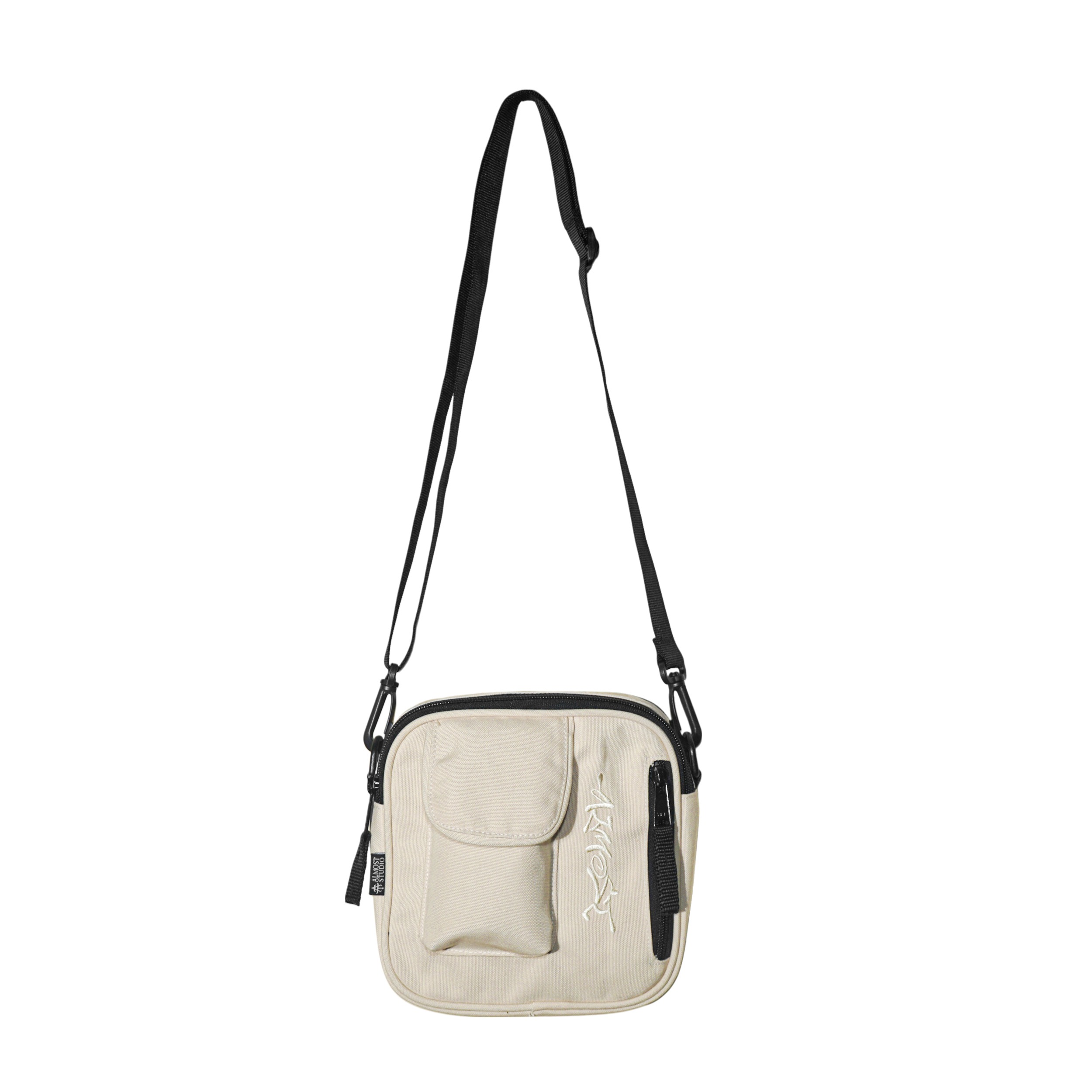 Almost Studio Flint Ivory Sling Bag – Tas Selempang Canvas Water Repellent