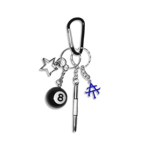 Almost Studio Frails Carabiner Keychain - Gantungan Kunci Bola Billiard