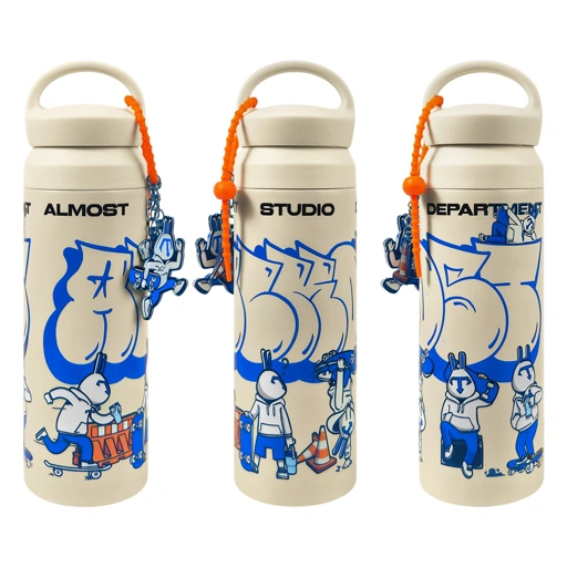 Almost Studio Outrun Thermos Cup Vacuum Insulated 500mL - Botol Tumbler Stainless Steel Tahan Panas dan Dingin