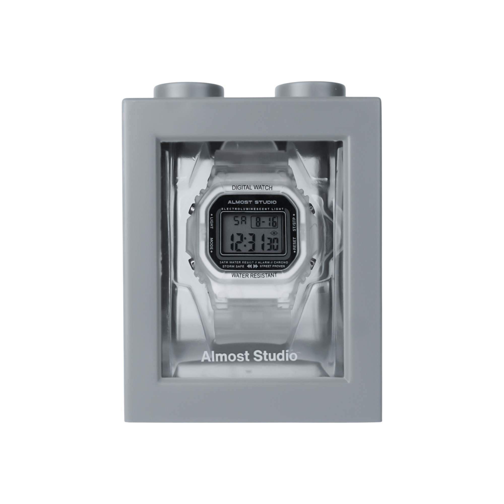 Almost Studio Blizzard Cloudy Series Digital Watch Water Resistant - Jam Tangan Digital Tahan Air